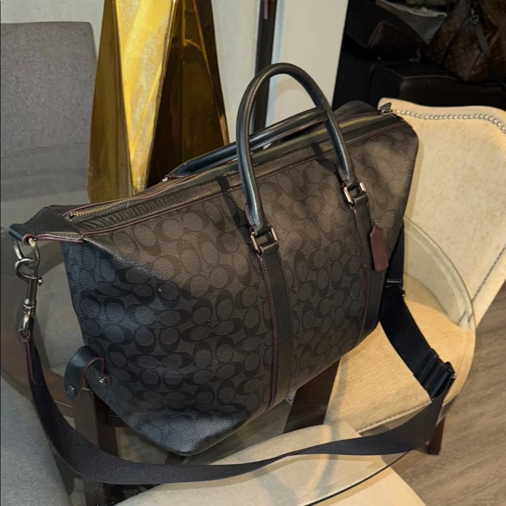 Men's Black Coach Bag